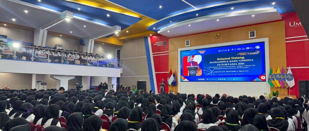Fortama 2026, Umsida Sambut 3.000 Mahasiswa Baru dan Kenalkan Arah Kampus