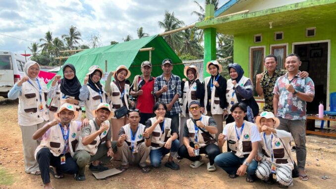 KKN AB UAD Kawal Pendataan hingga Distribusi Bantuan Korban Gempa