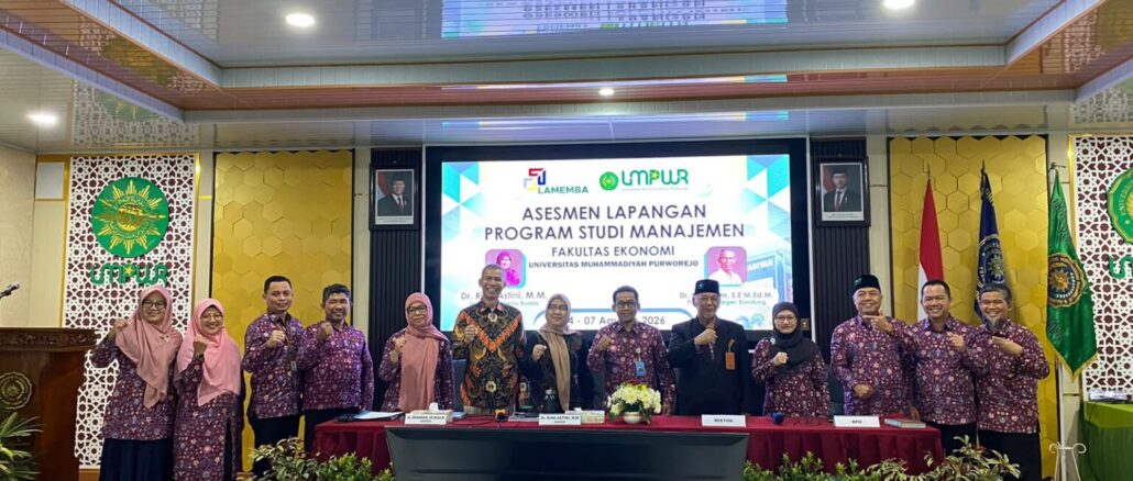 Prodi Manajemen UMPWR Jalani Asesmen LAMEMBA, Teguhkan Budaya Mutu Menuju Akreditasi Unggul