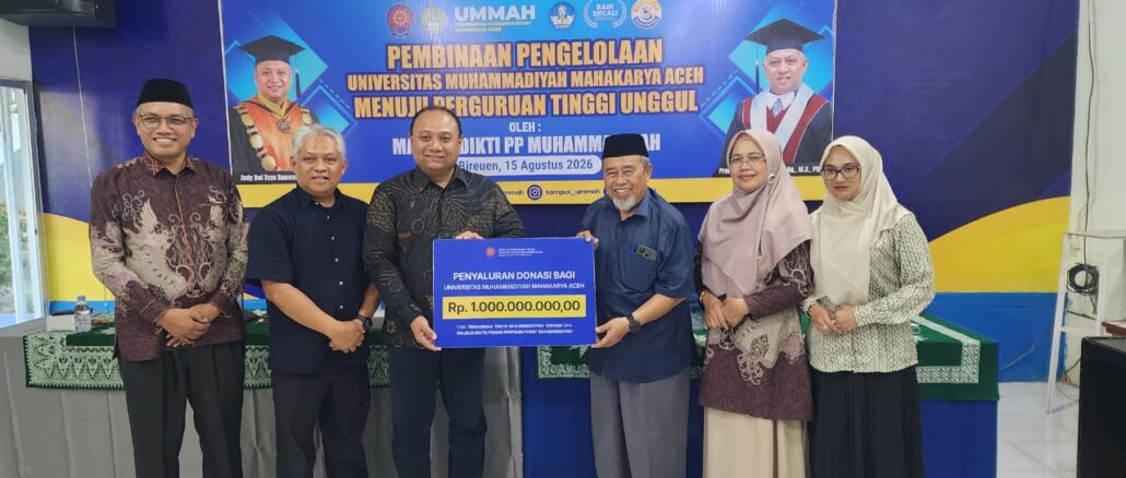UMMAH Diperkuat Menuju Perguruan Tinggi Unggul, PTMA dan Majelis Diktilitbang Salurkan Donasi Rp1 Miliar
