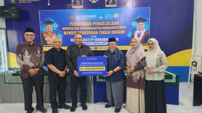 UMMAH Diperkuat Menuju Perguruan Tinggi Unggul, PTMA dan Majelis Diktilitbang Salurkan Donasi Rp1 Miliar