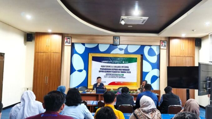 UMPO Perkuat Kesiapan Tim Pengabdi melalui Monev Internal DPPM 2026