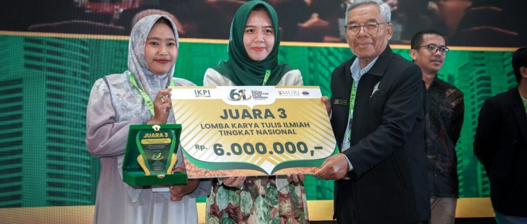 Umsida Raih Juara 3 Lomba KTI Nasional IKPI, Usung Gagasan Smart Tax Governance Index