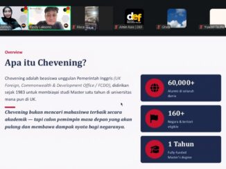 Webinar Chevening Talk, Kupas Tuntas Strategi Menulis Esai dan Persyaratan Beasiswa Pemerintah Inggris