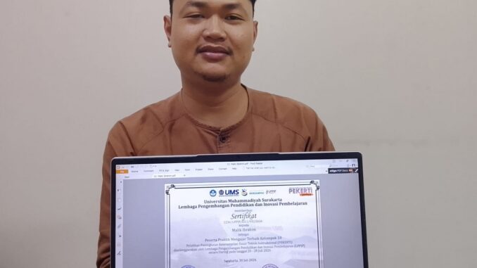 Dosen UMJT Raih Peserta Praktik Mengajar Terbaik Program PEKERTI