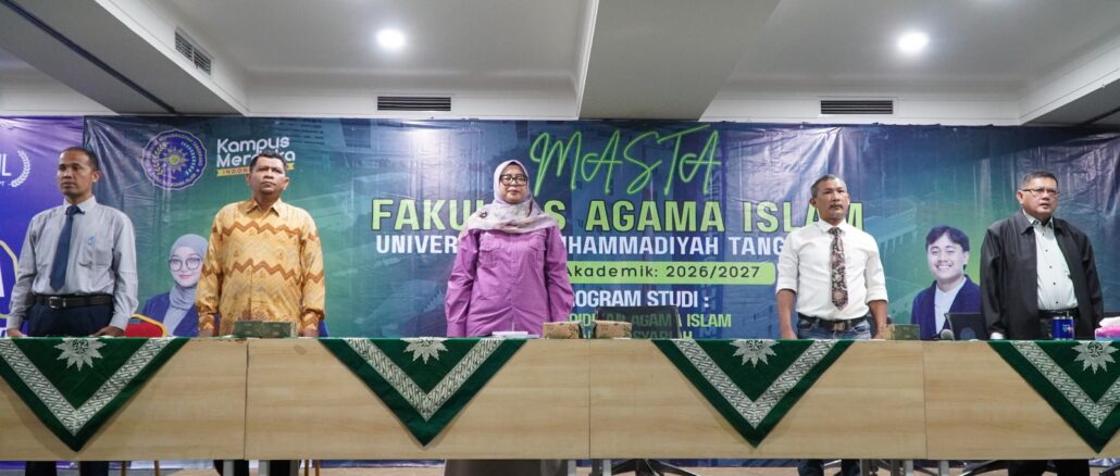 FAI UMT Sambut Mahasiswa Baru, Tekankan Mutu Pendidikan dan Dakwah Digital