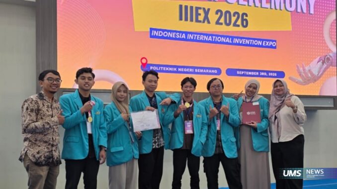 Mahasiswa Pendidikan Geografi UMS Raih Dua Medali Emas di IIEX 2026