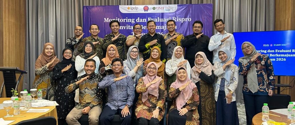 Monev RISPRO Invitasi Berkemajuan Dorong Riset PTMA Menuju Hilirisasi dan Dampak Nyata