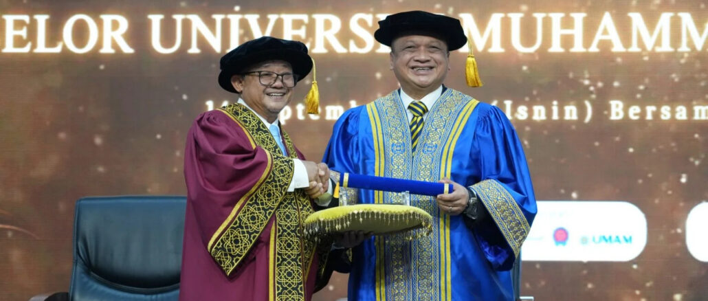 Muhammadiyah Kukuhkan Raja Muda Perlis sebagai Kanselor Pertama UMAM