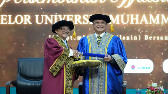 Muhammadiyah Kukuhkan Raja Muda Perlis sebagai Kanselor Pertama UMAM
