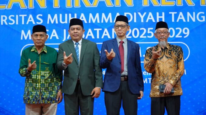 Resmi Jadi Rektor UMT, Warsito Fokus Perkuat Kualitas Pembelajaran dan Tambah Program Studi