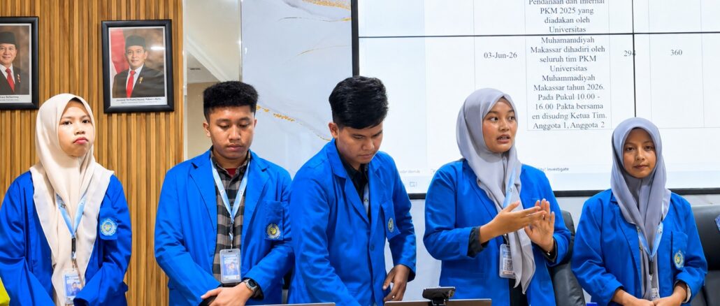 Dua Tim Unismuh Makassar Raih Juara Nasional PKP2 PKM-PTMA 2026