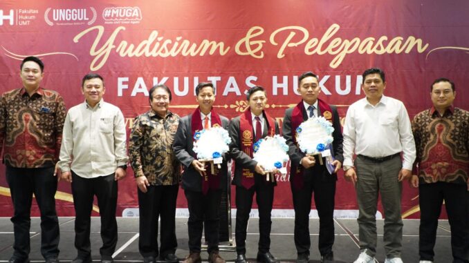 Yudisium 199 Mahasiswa FH UMT, Lulusan Dibekali Pesan Integritas dan Adaptasi