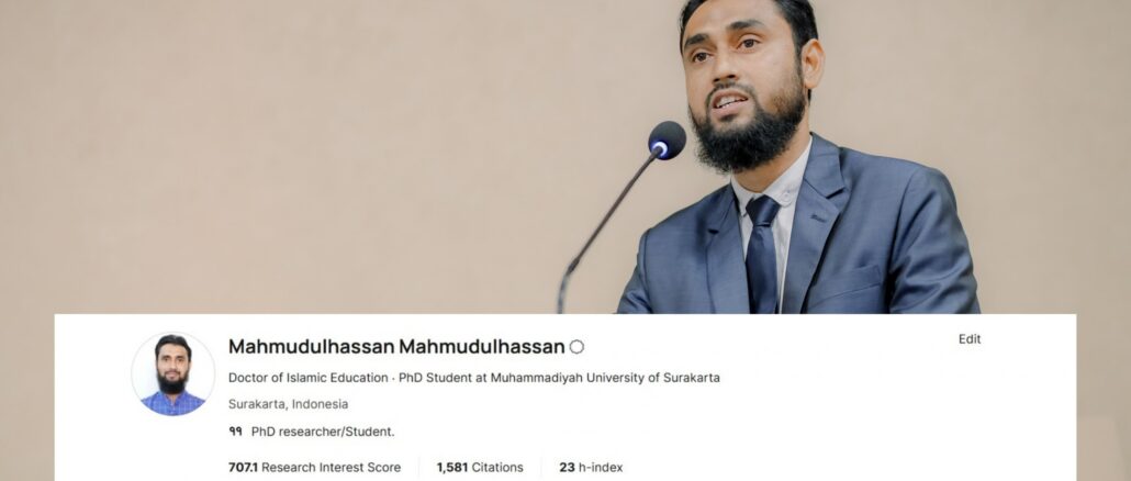 Konsisten Meneliti dan Menulis, Alumnus FAI UMS Raih World Rank 4 Education and Islamic Studies