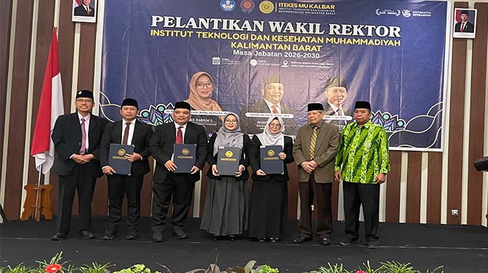 Lantik Tiga Wakil Rektor, ITEKES Muhammadiyah Kalbar Perkuat Tata Kelola dan Riset AIK