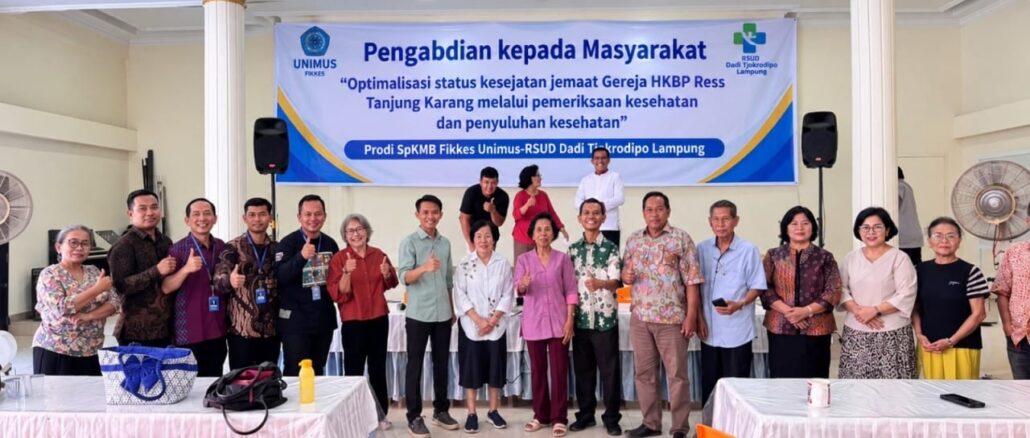 Mahasiswa Spesialis Keperawatan UNIMUS Gelar Skrining Kesehatan bagi Warga Bandar Lampung