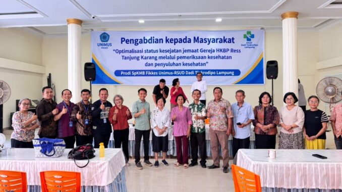 Mahasiswa Spesialis Keperawatan UNIMUS Gelar Skrining Kesehatan bagi Warga Bandar Lampung