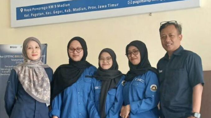Mahasiswa UMJT Magang di Pabrik Gula Pagotan, Pelajari Produksi hingga Bahan Baku