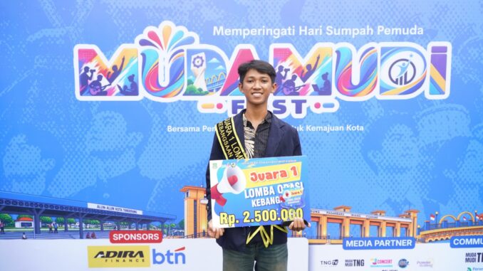 Mahasiswa UMT Raih Juara 1 Lomba Orasi Kebangsaan Kota Tangerang