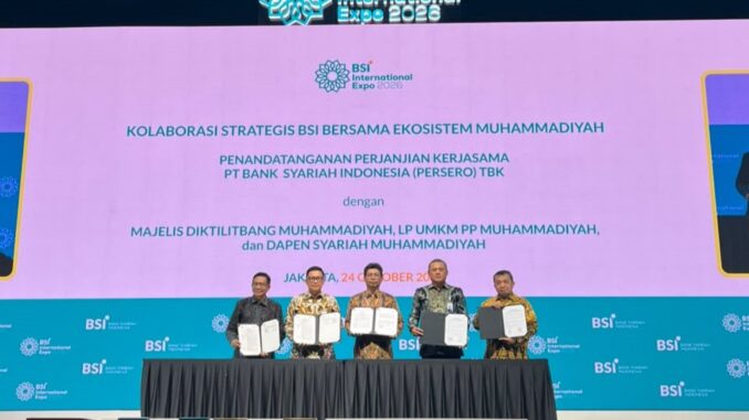 Muhammadiyah Gandeng BSI, Perkuat Ekosistem Kampus, UMKM, dan Dana Pensiun