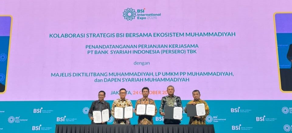 Muhammadiyah Gandeng BSI, Perkuat Ekosistem Kampus, UMKM, dan Dana Pensiun