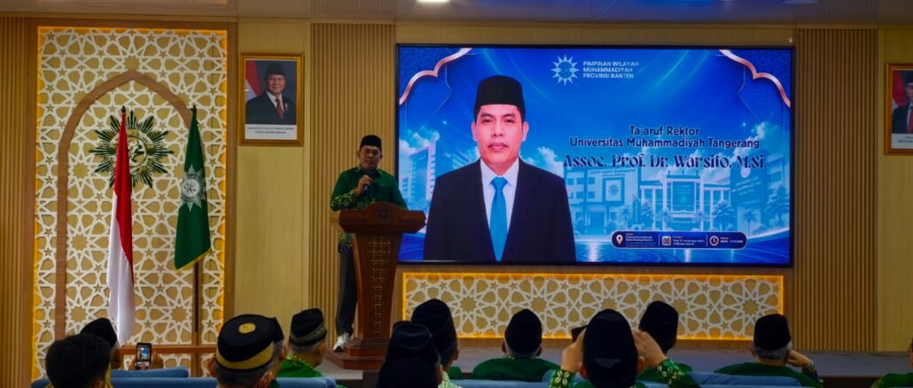Rektor UMT Tekankan Mutu Pembelajaran dalam Penguatan Gerakan Muhammadiyah Banten