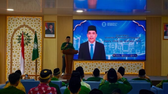 Rektor UMT Tekankan Mutu Pembelajaran dalam Penguatan Gerakan Muhammadiyah Banten