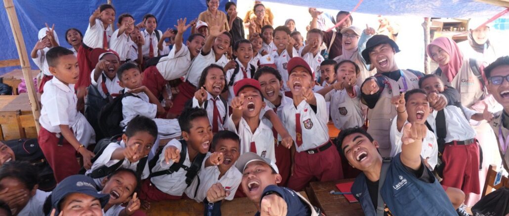 Relawan Umsida di NTT Dampingi Anak dan Pantau Pemulihan Sekolah Pascagempa