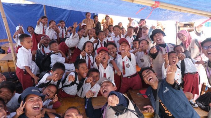 Relawan Umsida di NTT Dampingi Anak dan Pantau Pemulihan Sekolah Pascagempa