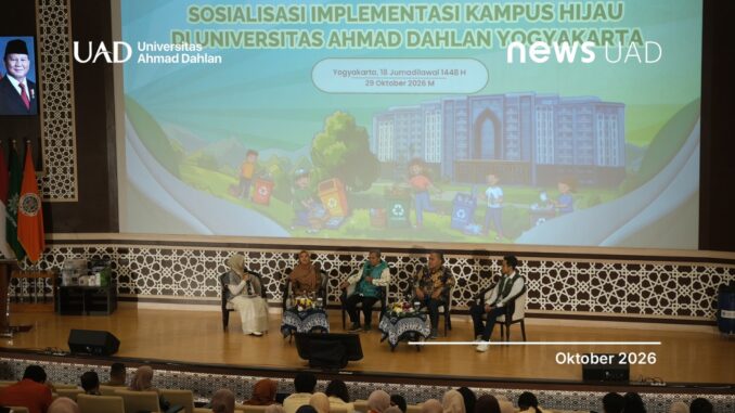 UAD Jadi Tuan Rumah Sosialisasi Kampus Hijau, Dorong Perubahan Pengelolaan Sampah
