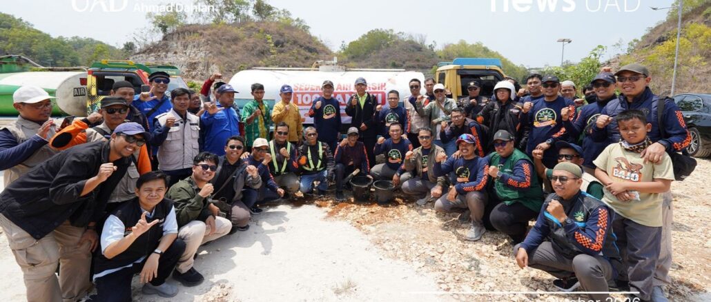 UAD Salurkan 100 Tangki Air Bersih untuk Warga Terdampak Kekeringan di Gunungkidul