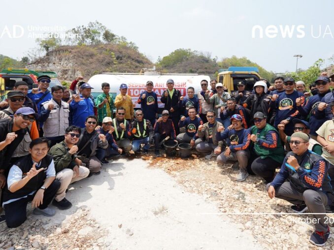 UAD Salurkan 100 Tangki Air Bersih untuk Warga Terdampak Kekeringan di Gunungkidul