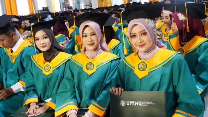 UMKU Wisuda 697 Lulusan, Tekankan Integrasi Spiritualitas, Akademik, dan Karier