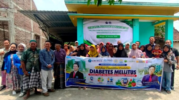 UNIMUS Gelar Edukasi dan Pemeriksaan Kesehatan Gratis, Ajak Warga Cegah Diabetes