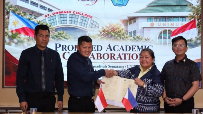 UNIMUS Jajaki Kerja Sama Akademik Internasional dengan ST Dominic College of Asia