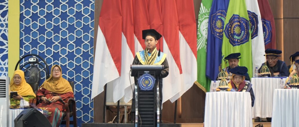 Dari Penerima Beasiswa hingga Wisudawan Terbaik, Bahrur Rahman Siap Lanjutkan Mimpi di Unismuh Makassar
