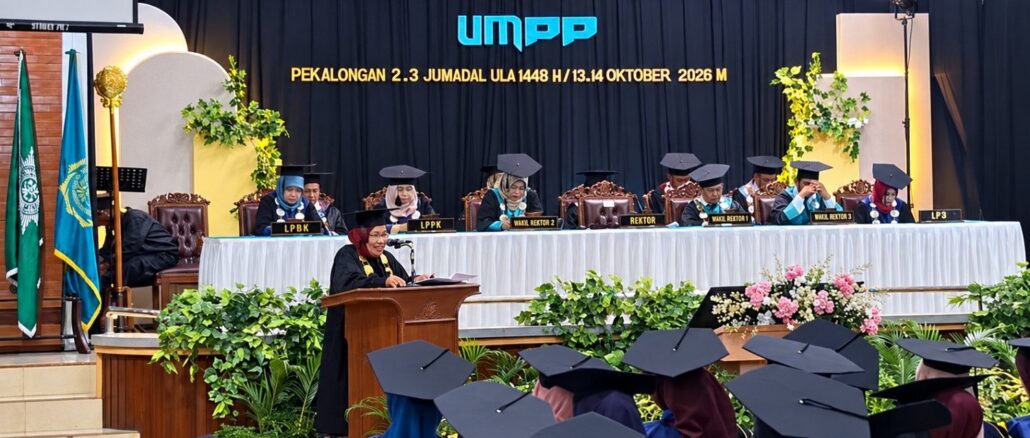 Wisuda UMPP, Rektor Dorong Lulusan Diploma Lanjut Sarjana dan Profesi