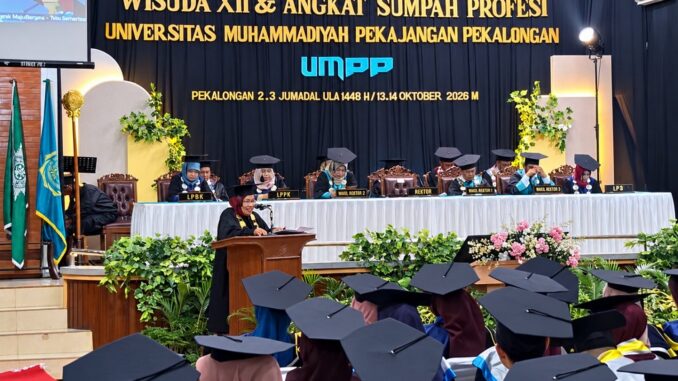 Wisuda UMPP, Rektor Dorong Lulusan Diploma Lanjut Sarjana dan Profesi